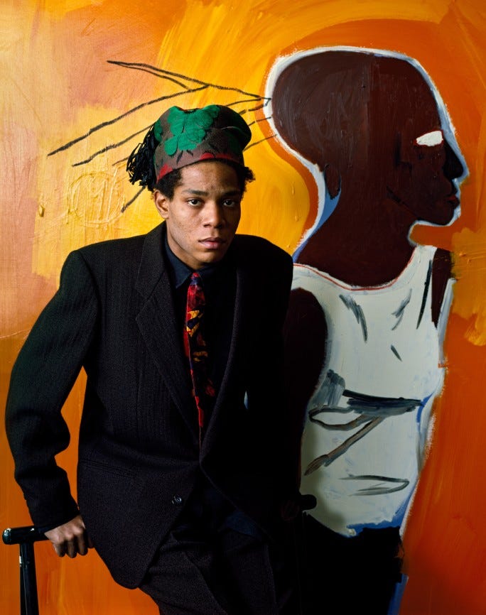 Jean-Michel Basquiat alternate portrait